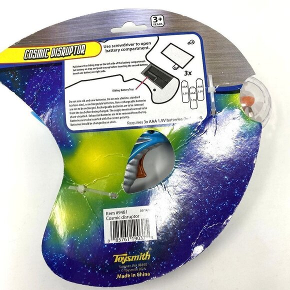 Toysmith Cosmic Disruptor Color Changing Lights Sound Effects New Batteries - Picture 3 of 6
